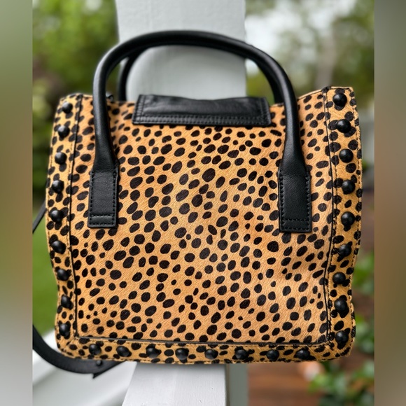 Loeffler Randall Junior Work Tote in Cheetah/Black NWT - Picture 5 of 16